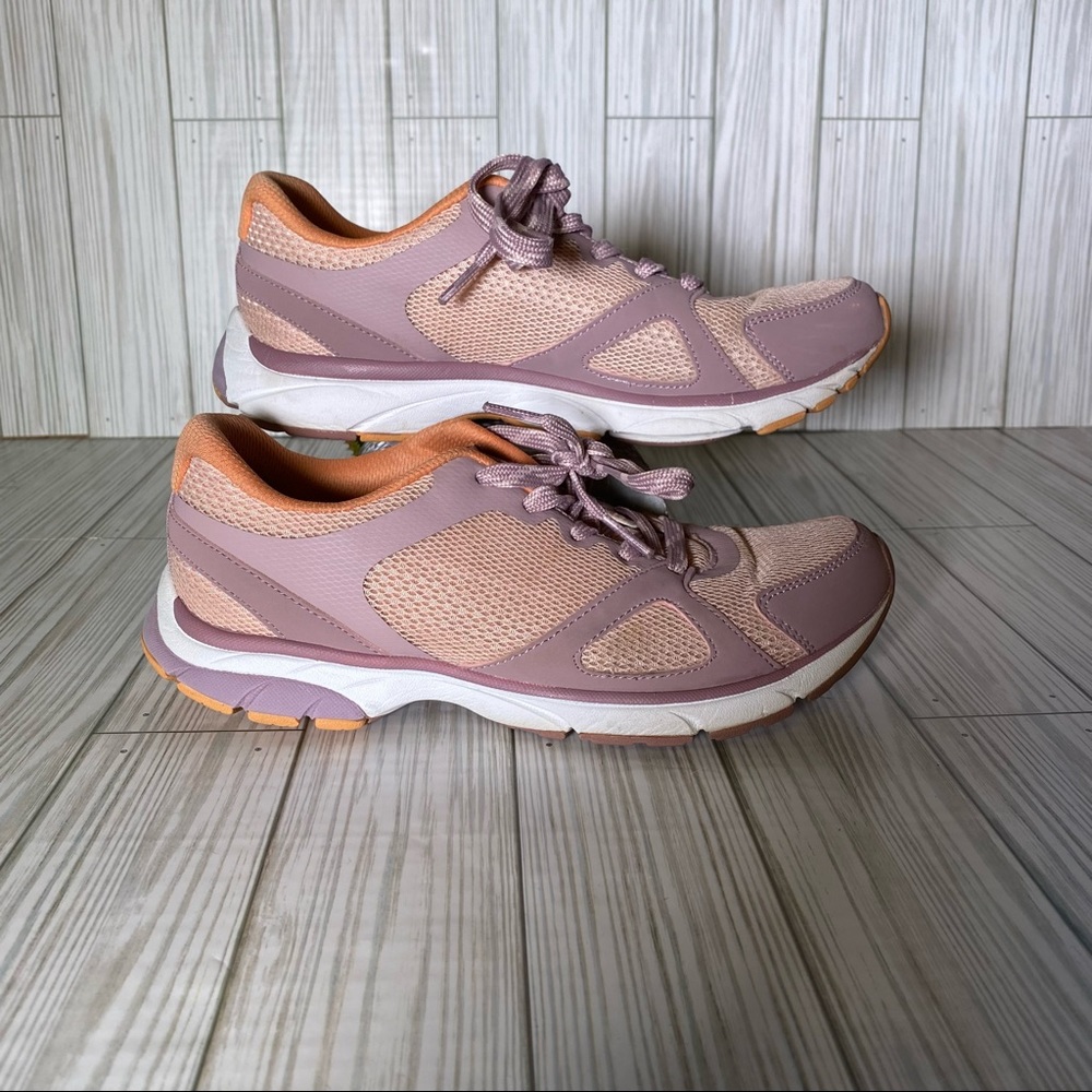 Vionic Lavender purple Orange Low Top Tokyo Active Lace Up Comfort Sneaker Size…
